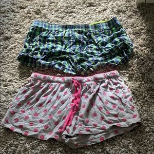 Cute set of 2 sleepy comfy shorts